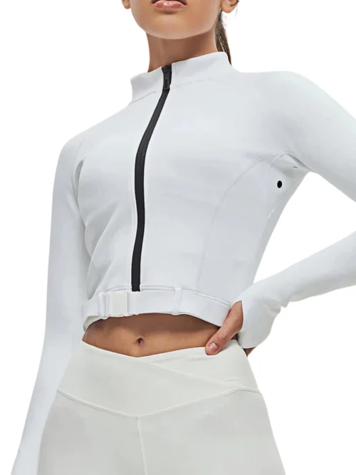 Full Zip Cropped Jacket