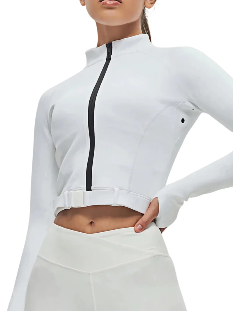 Full Zip Cropped Jacket