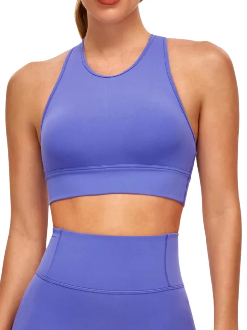 High Neck Sports Bra