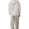 embroidered zip up fleece