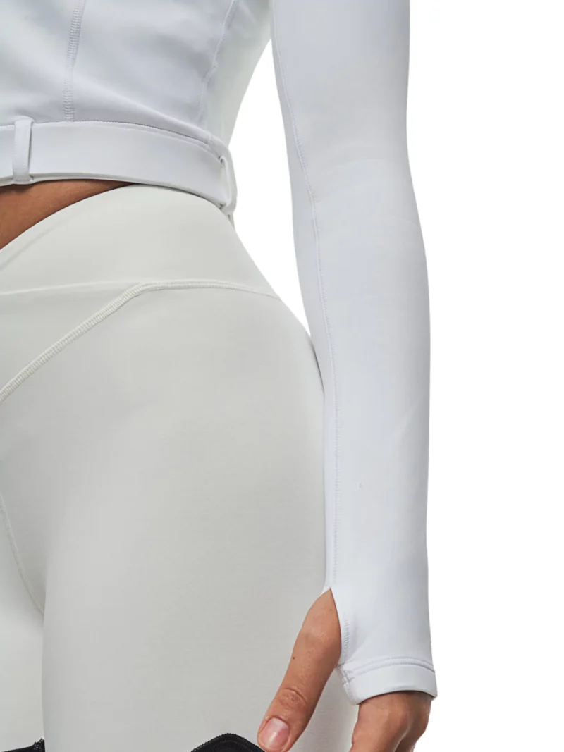 full zip cropped jacket impact