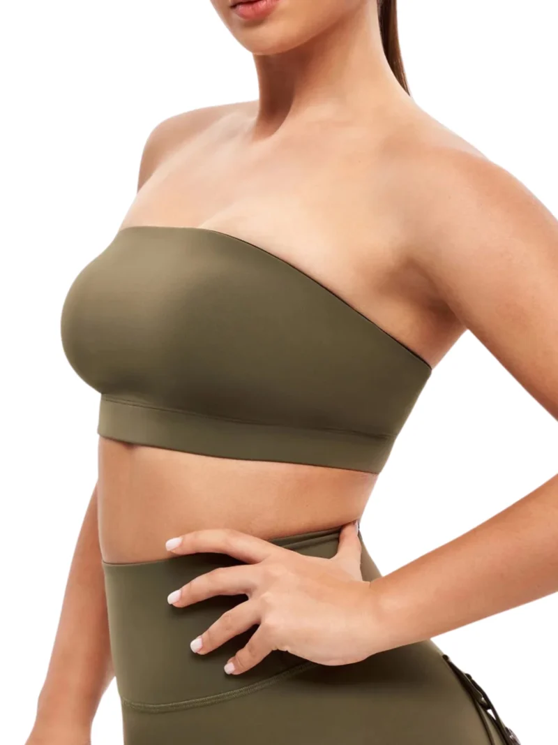 gym Strapless Sports Bra