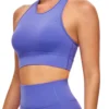 high neck sports bra high impact