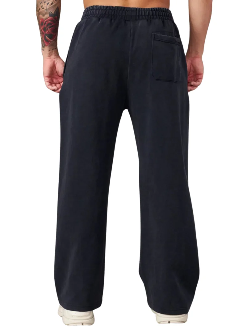 men's open bottom sweatpants