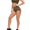 one shoulder sports bra top