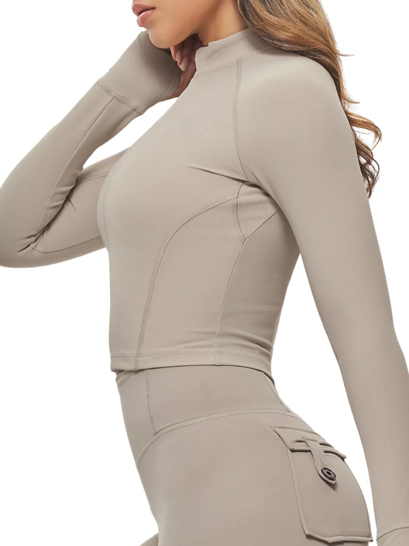 ribbed jacket womens