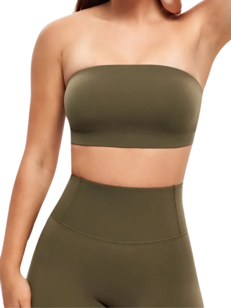 strapless sports bra