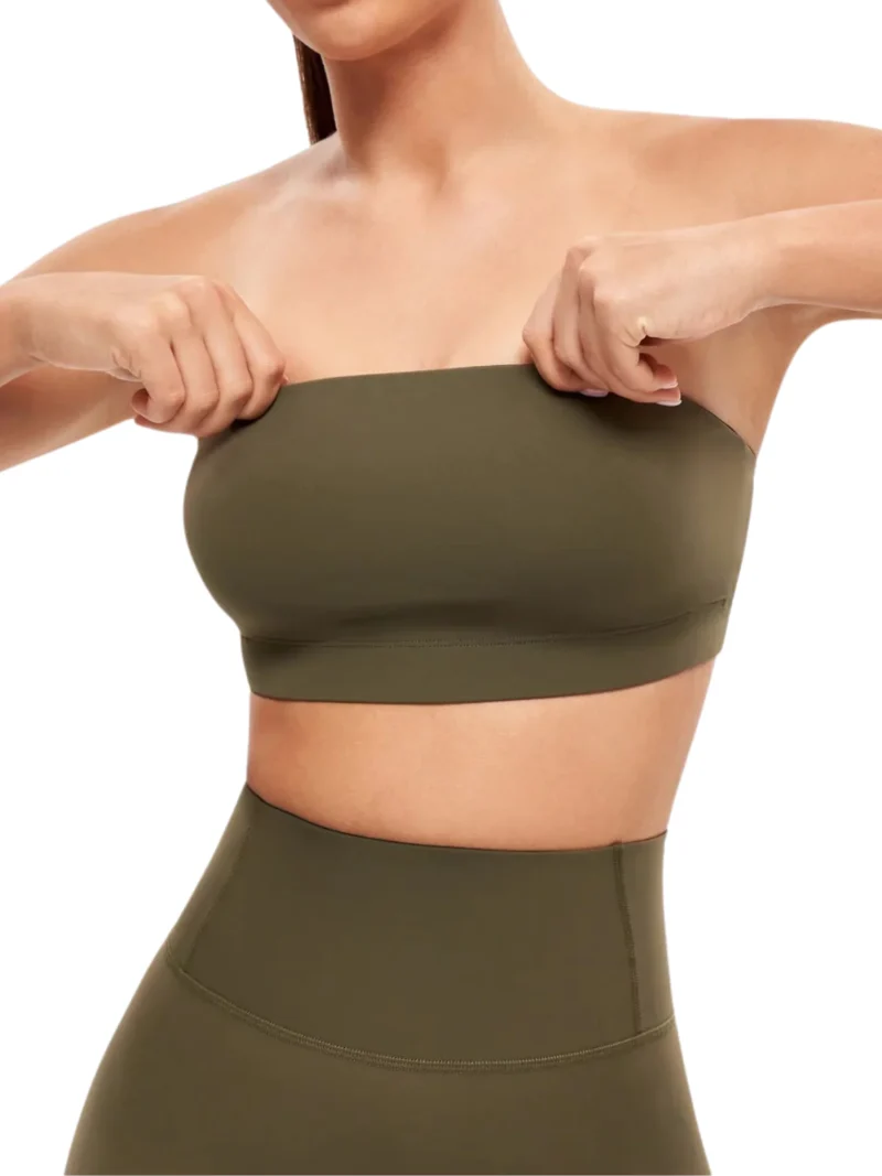 strapless sports bra for large bust