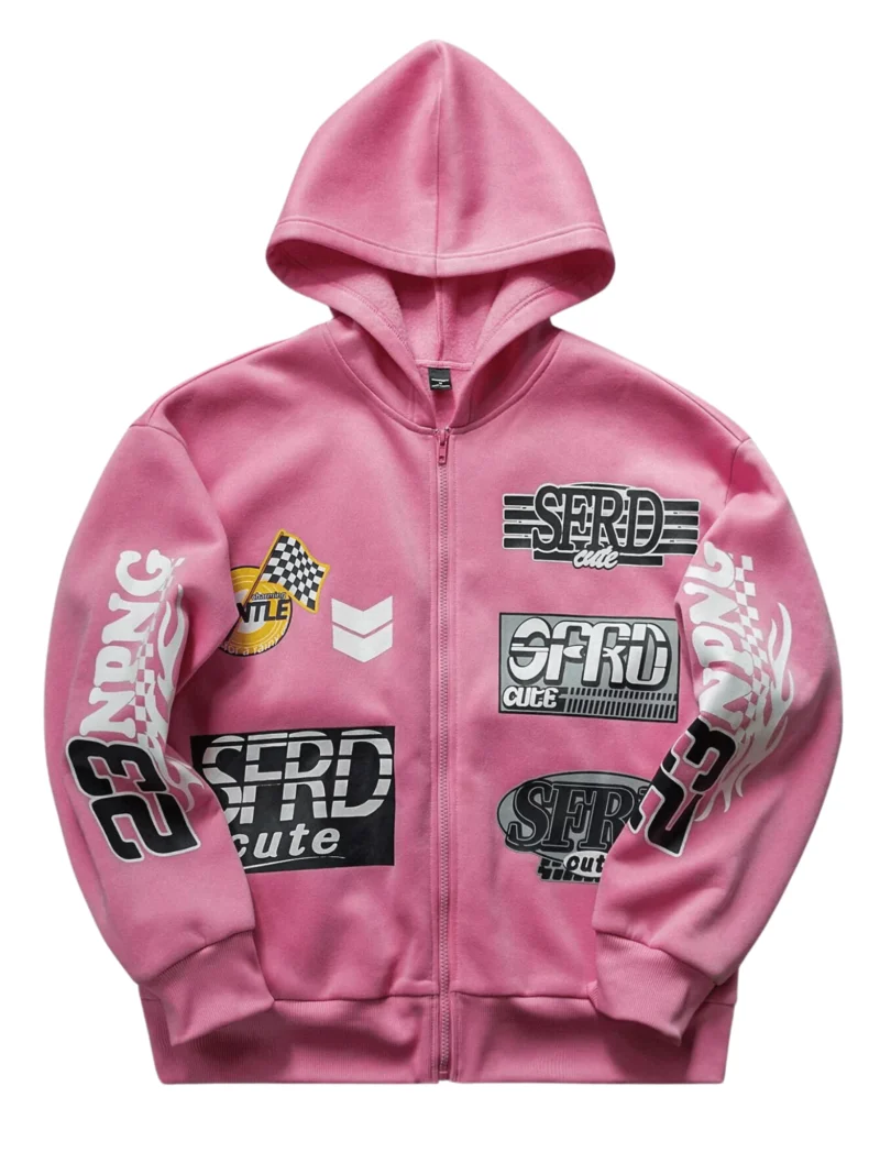vintage zip up hoodie mens