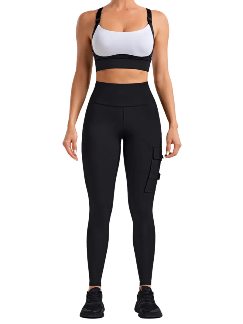 vivid fit sports bra full coverage