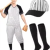 black pinstripe baseball pants