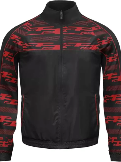 soccer jacket red