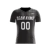 vneck soccer jersey black