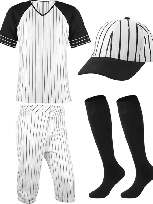 youth white baseball pants with black piping